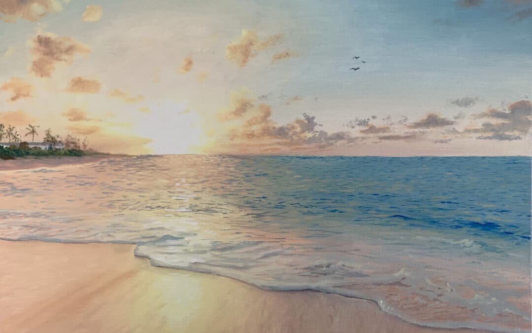 Paint a Seascape Sunset in Oil