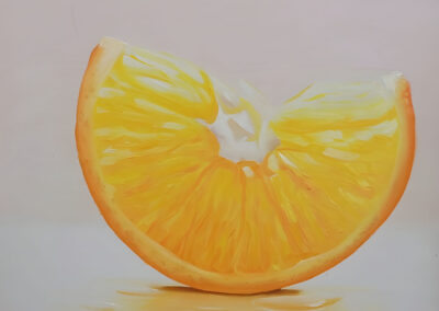 How to Paint a Slice of Orange in Oil