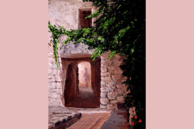 How to Paint a Stone Doorway in Acrylic