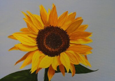 How to Paint Sunflowers in Oil