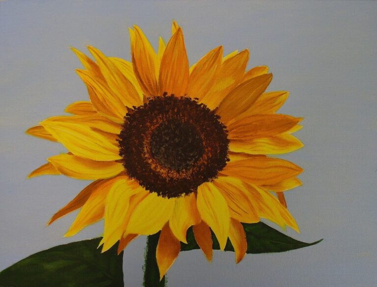 How to Paint Sunflowers in Oil