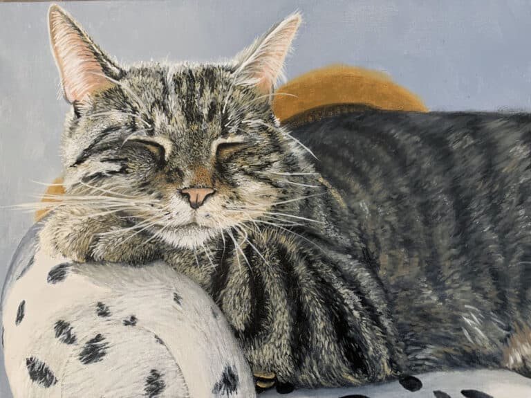 How to Paint a Tabby Cat in Oil