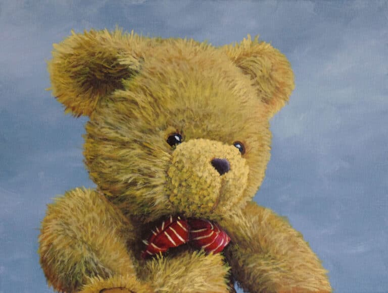 How to Paint a Teddy Bear in Acrylic