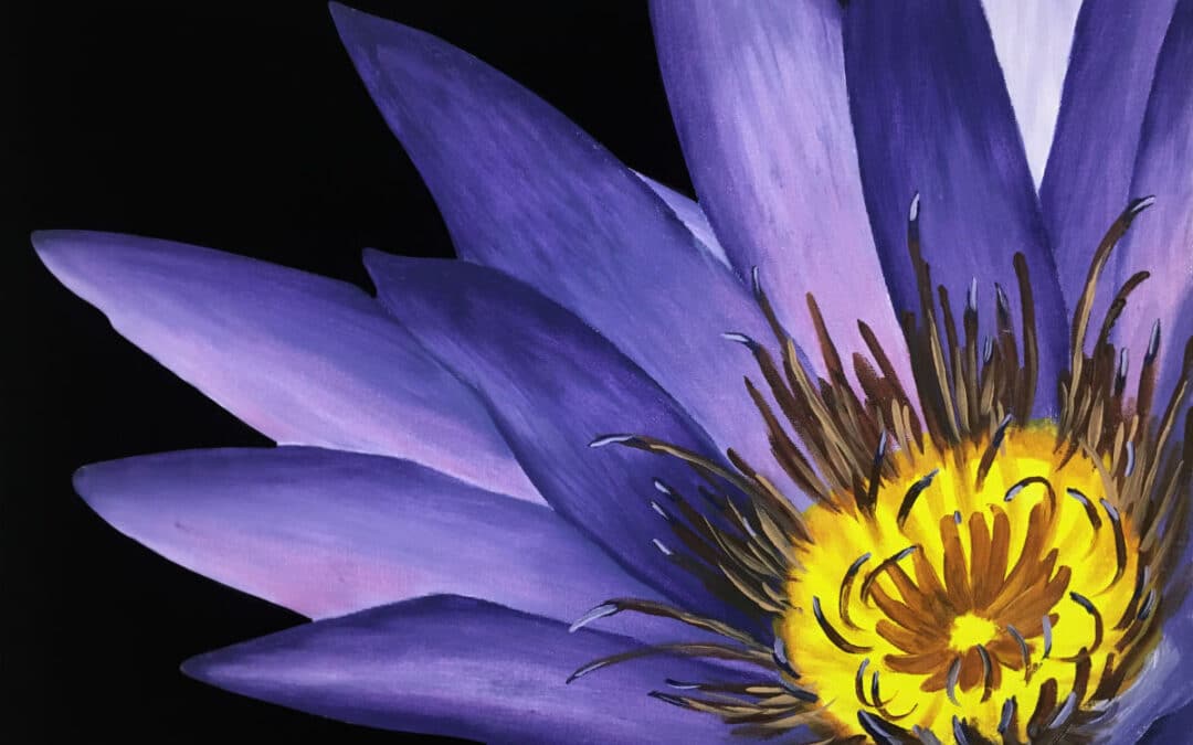 How to Paint a Water Lily in Oil