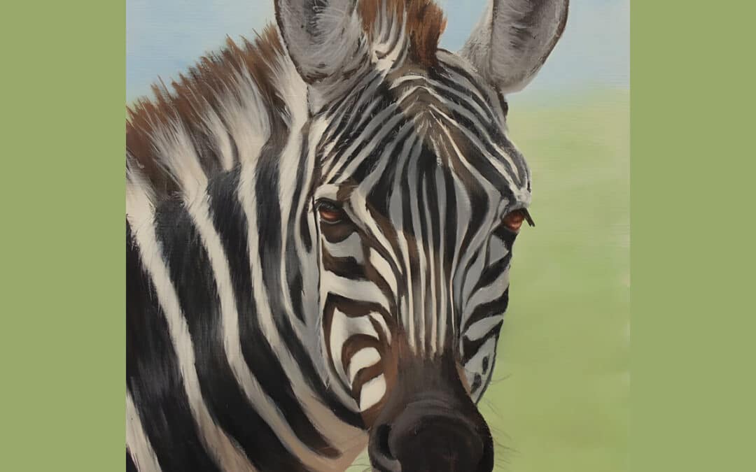 How to Paint a Zebra in Acrylic