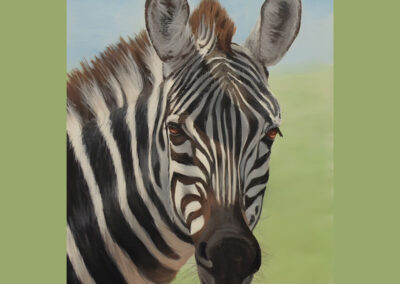 How to Paint a Zebra in Acrylic