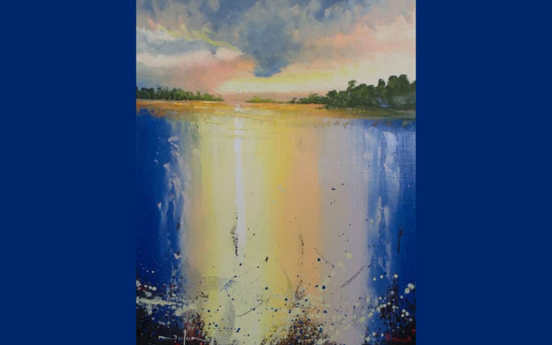 How to Paint an Abstract Sunset in Oil