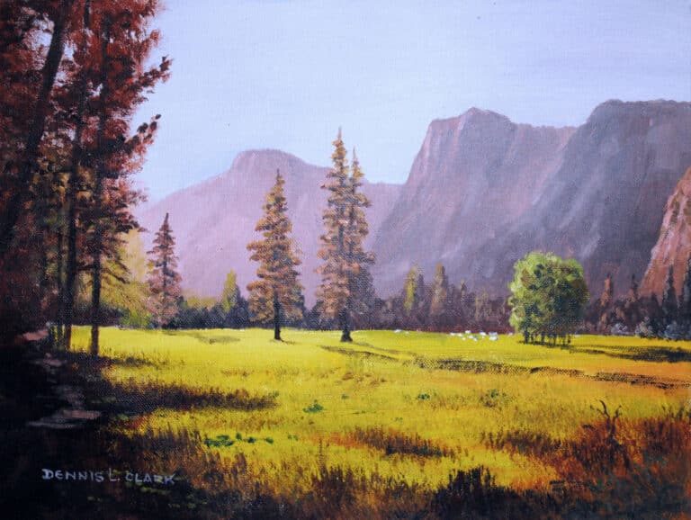 Paint a Morning Meadow in Acrylic