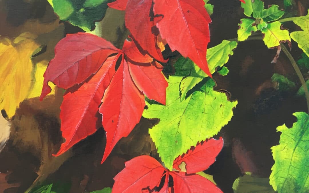 How to Paint Autumn Leaves in Acrylic