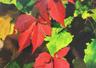 How to Paint Autumn Leaves in Acrylic