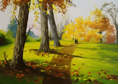 How to Paint Autumn Trees in Oil