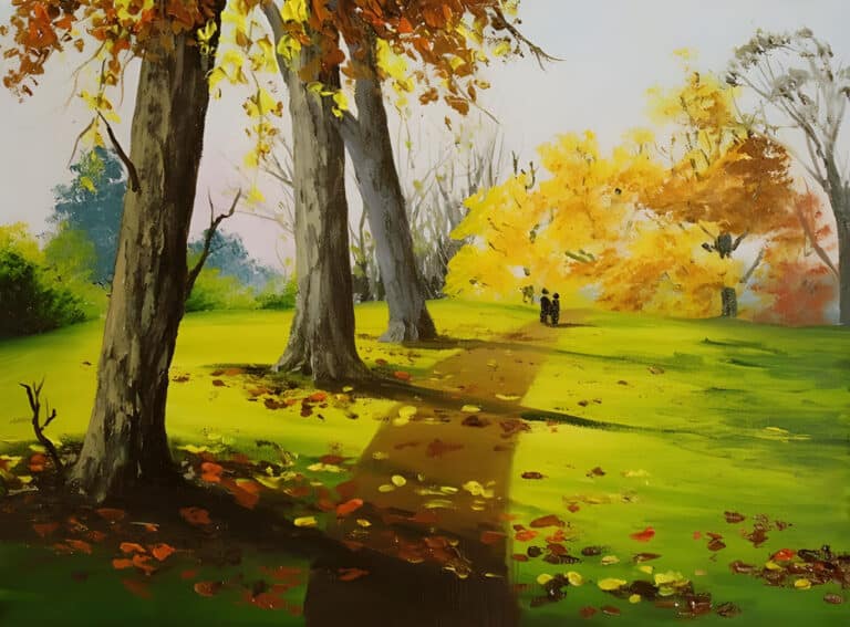 How to Paint Autumn Trees in Oil