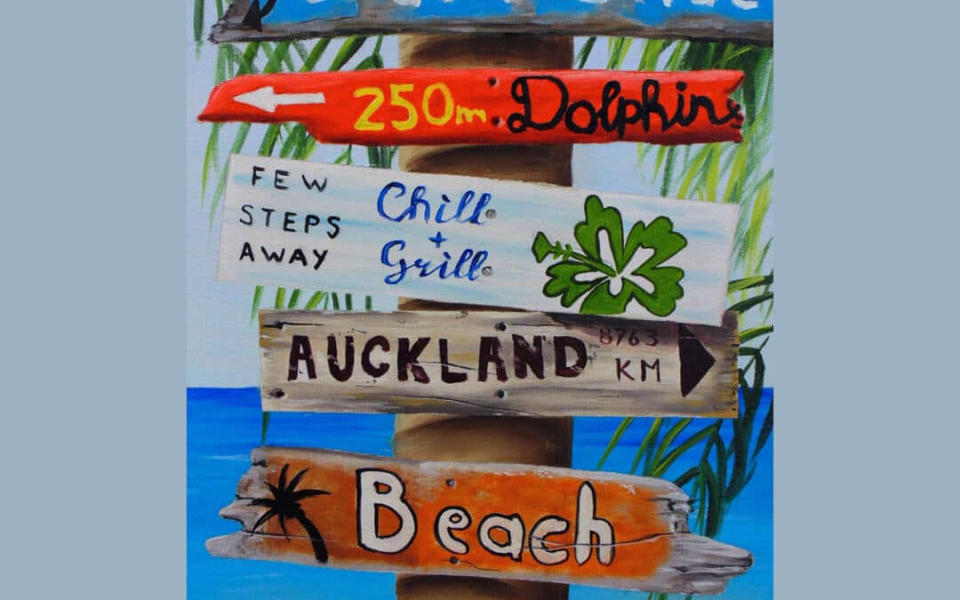 How to Paint Beach Signs