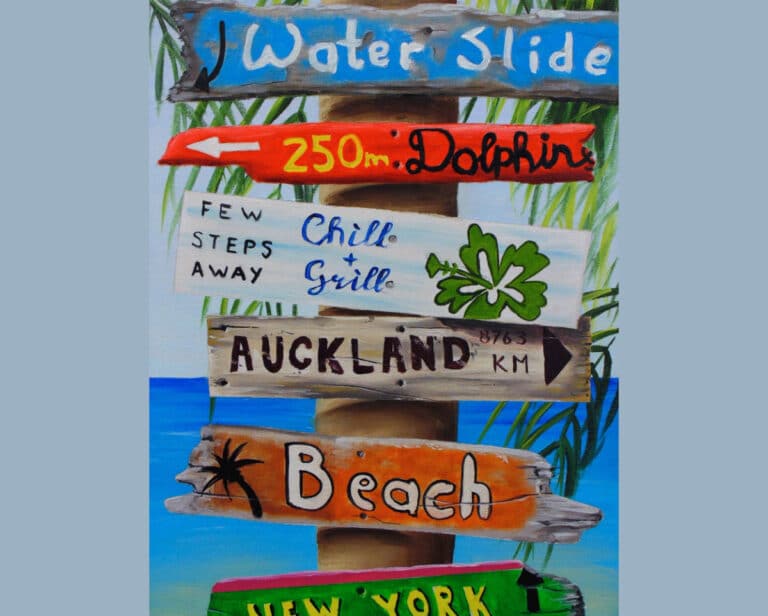 How to Paint Beach Signs