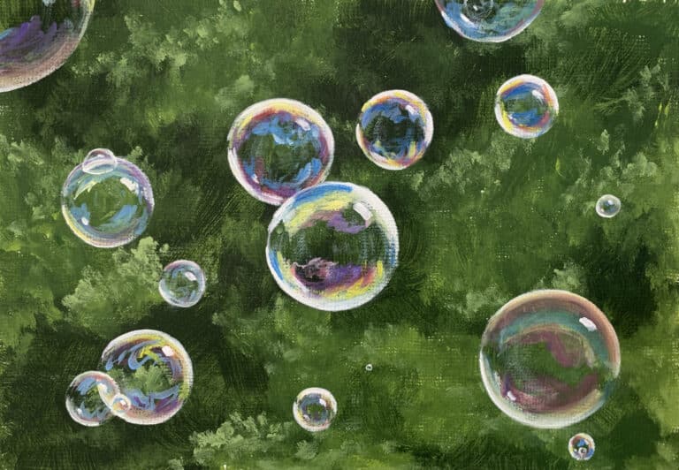 How to Paint Bubbles in Acrylic