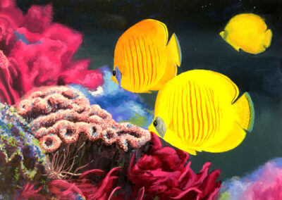 How to Paint Coral & Fish in Acrylic