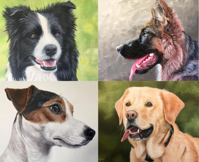 How to Paint Dogs