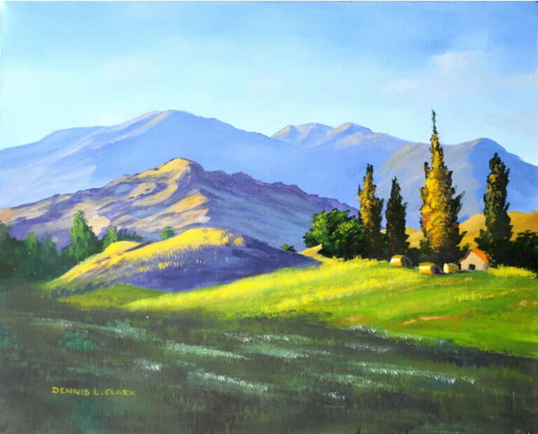 Paint Early Morning Mountains in Acrylic