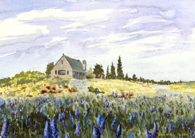 How to Paint Lupines in Watercolor