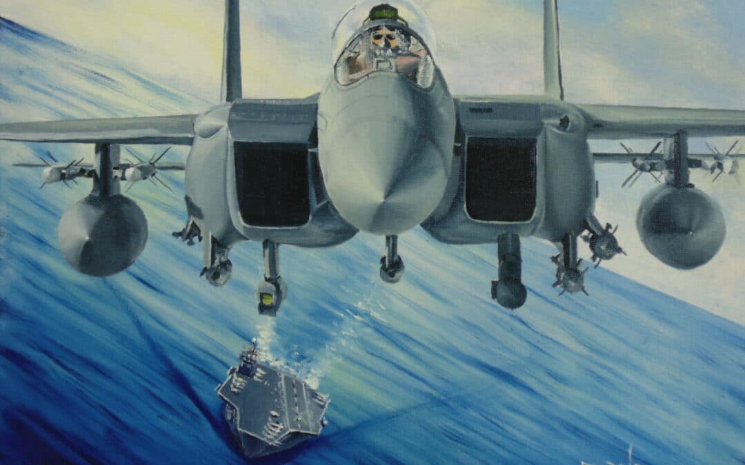 How to Paint a Fighter Jet in Oil