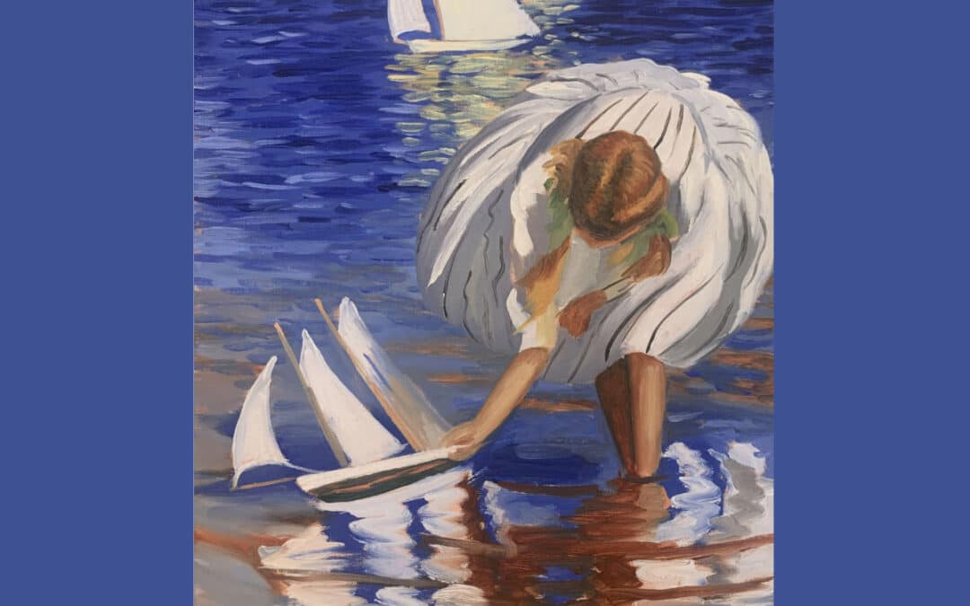 How to Paint Girl with Sailboat