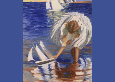 How to Paint Girl with Sailboat