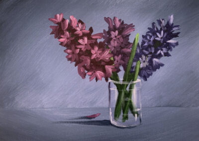 How to Paint Hyacinth Flowers in Acrylic