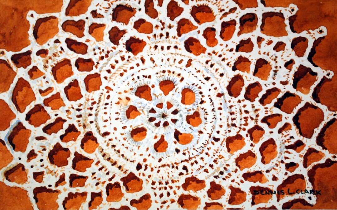 How to Paint Lace Work in Watercolor