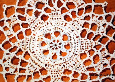 How to Paint Lace Work in Watercolor