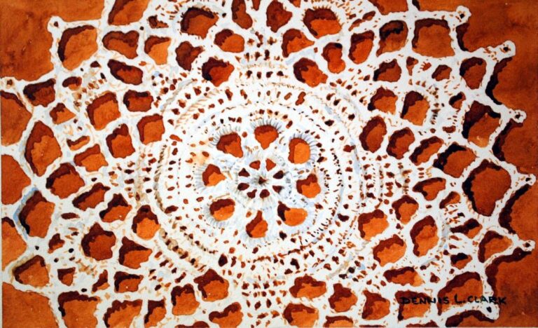 How to Paint Lace Work in Watercolor