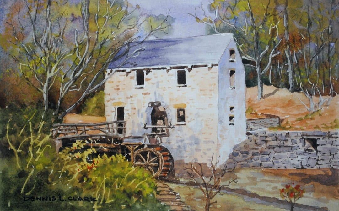 How to Paint an Old Mill in Watercolor
