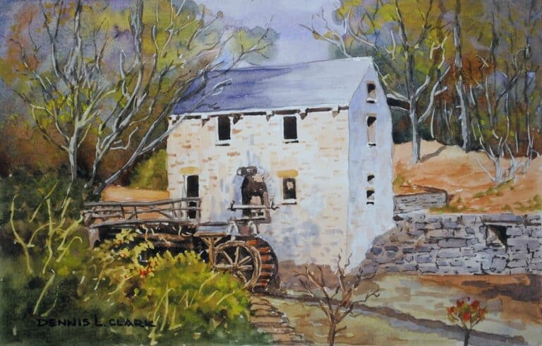 How to Paint an Old Mill in Watercolor