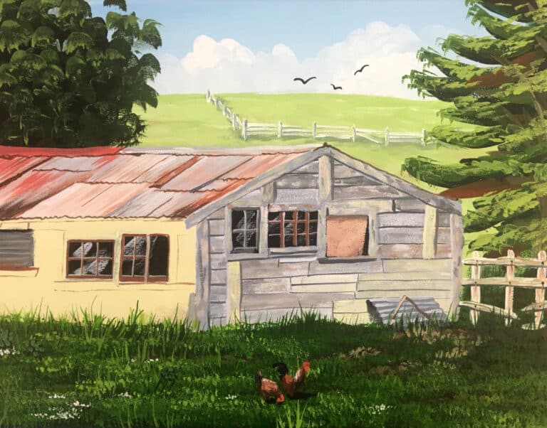 How to Paint Old Buildings in Acrylic