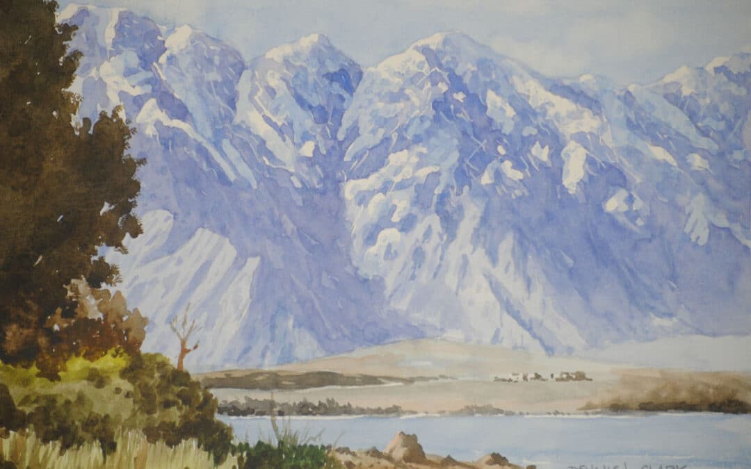 How to Paint Snowy Mountains in Watercolor
