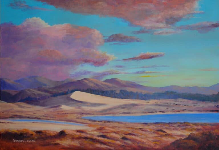 How to Paint Sunset Dunes in Acrylic
