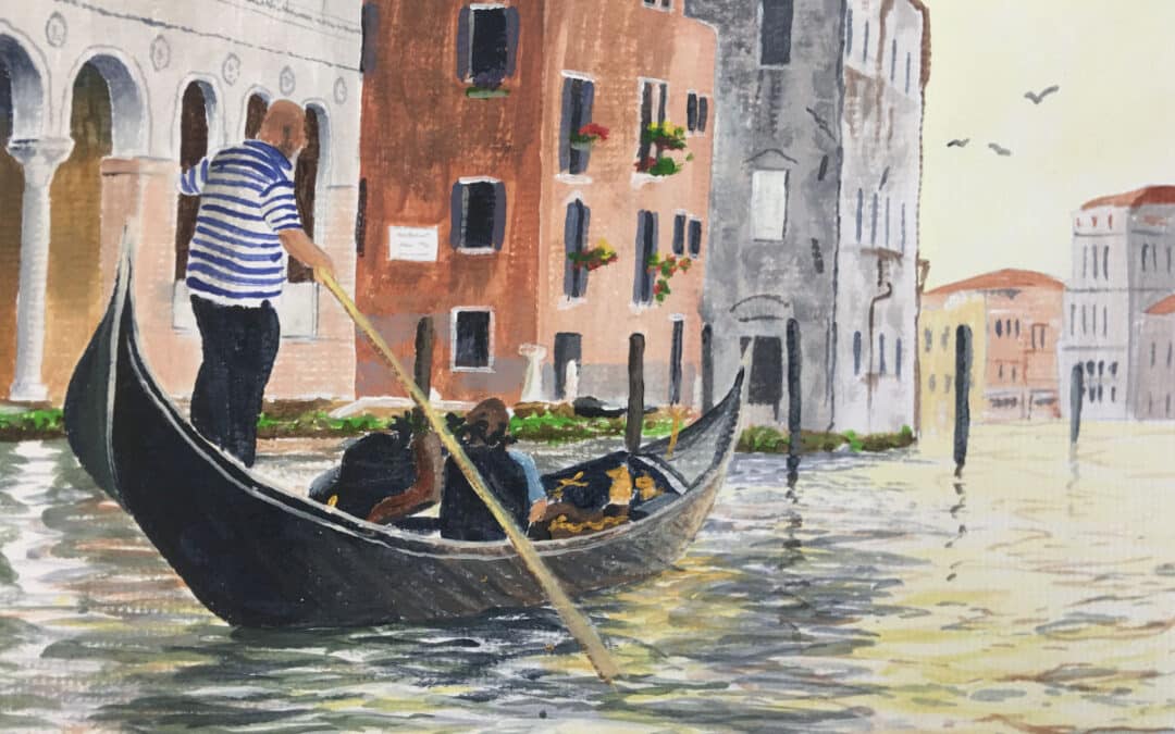 How to Paint a Venice Canal in Acrylic