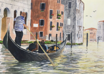 How to Paint a Venice Canal in Acrylic