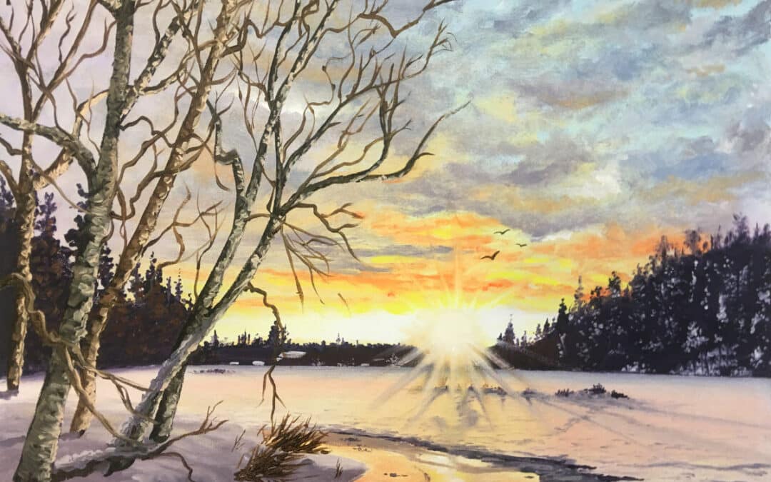 How to Paint a Winter Scene in Oil