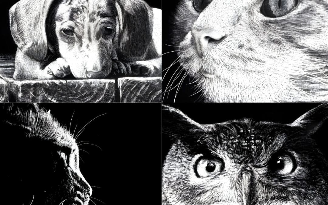 How to Scratchboard Animals Course
