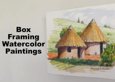 How to Seal, Mount & Varnish Watercolor Paintings