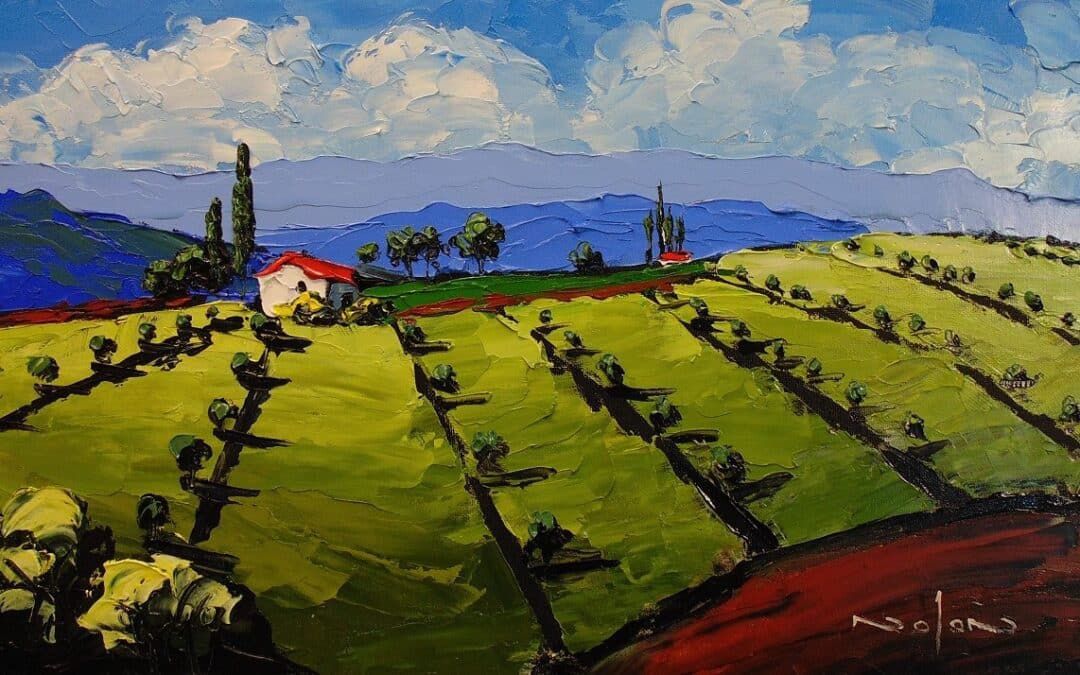 Painting Knife Techniques – Olive Grove