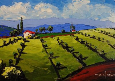 Painting Knife Techniques – Olive Grove