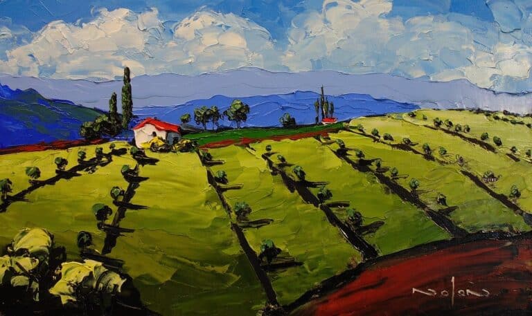 Painting Knife Techniques – Olive Grove