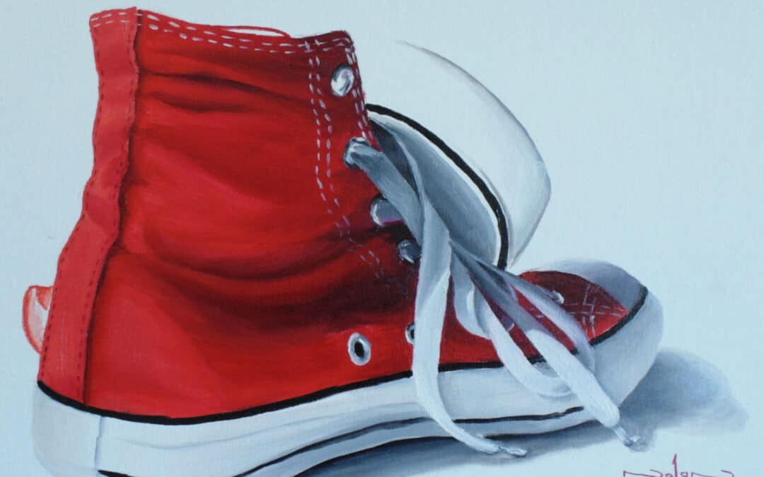 How to Paint Shoes in Oil
