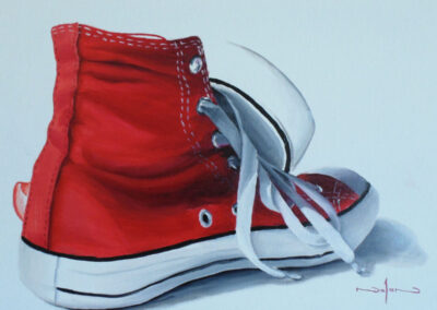 How to Paint Shoes in Oil