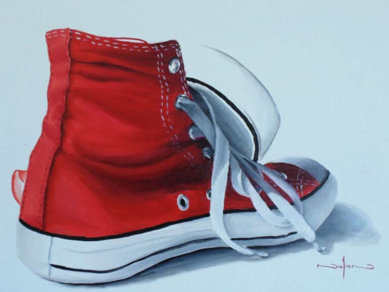 How to Paint Shoes in Oil