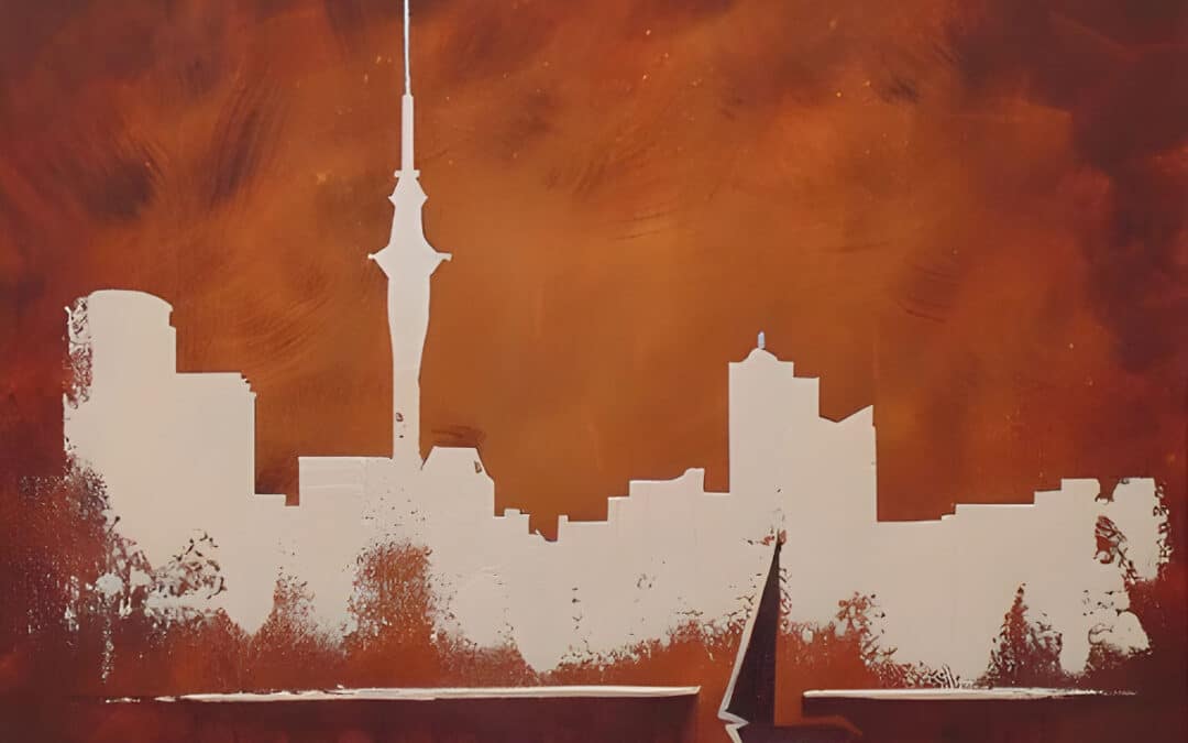 How to Paint an Abstract Skyline in Oil