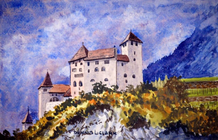 How to Paint an Ancient Castle in Watercolor