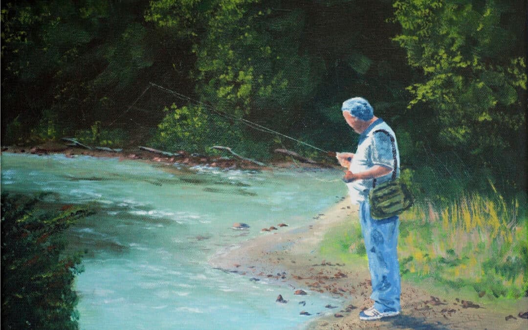 How to Paint a Fly Fisherman in Acrylic