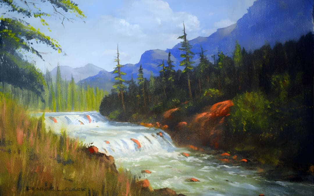 How to Paint a Mountain Stream in Acrylic